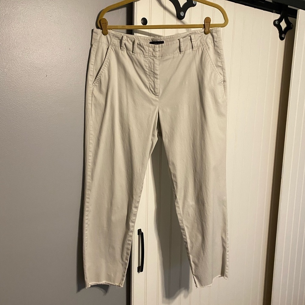 Talbots Women's Cream Capri Pants
